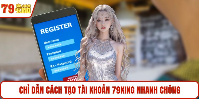Chỉ dẫn cách tạo tài khoản 79KING nhanh chóng