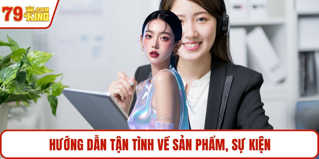 Hướng dẫn tận tình về sản phẩm, sự kiện