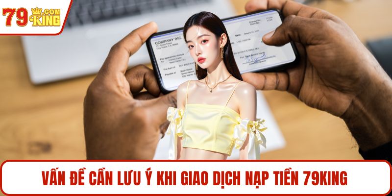 Vấn đề cần lưu ý khi giao dịch nạp tiền 79KING 